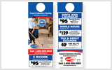 Carpet Cleaning Door Hanger C0006 4.25 x 11 Book Gloss