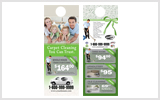 Carpet Cleaning Door Hanger C1023 4.25 x 11 Book Gloss