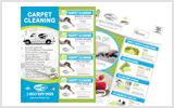 Carpet Cleaning EDDM Postcard Template # C1006 8.5 x 11