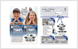 Carpet Cleaning EDDM Postcard Template # C1021 6.5 x 9