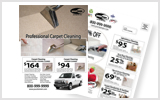 Carpet Cleaning EDDM Postcard Template # C1076 8.5 x 11
