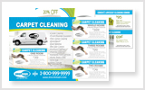 Carpet Cleaning Postcards c1006 8.5 x 5.5