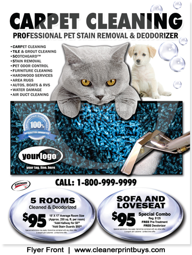 Carpet Cleaning Flyer (8.5 x 11) #C0007